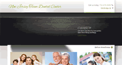 Desktop Screenshot of njteamdental.com